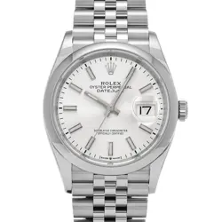 ROLEX DATEJUST 36 126200 SILVER WATCH 661697