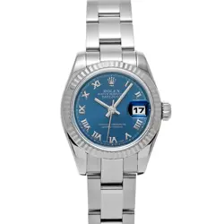 ROLEX Datejust 179174 blue WATCH 673822