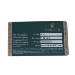 ROLEX Datejust 179174 blue WATCH 673822