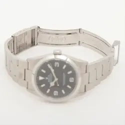 ROLEX EXPLORER I 114270 SS SS AT BLACK DIAL 2 EXTRA LINKS
