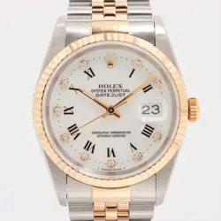 ROLEX DATEJUST 16233G SS×YG SS×YG AT WHITE DIAL