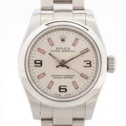 ROLEX OYSTER PERPETUAL 176200 SS SS AT SILVER-FACE