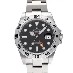 ROLEX EXPLORER II 216570 BLACK WATCH 674850