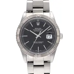 ROLEX DATEJUST THUNDERBIRD 16264 BLACK WATCH 671326