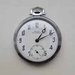 ROLEX STANDARD POCKET WATCH VINTAGE ANTIQUE WORKING FROM JAPAN RARE