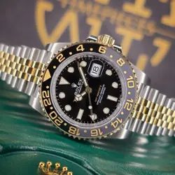 2024 ROLEX GMT-MASTER II 126713GRNR 40MM BUMBLEBEE CERAMIC 18K YELLOW GOLD B&P
