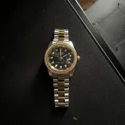 ROLEX OYSTER PERPETUAL DATEJUST 18K SWISS MADE GENEVA WATCH