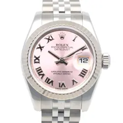 ROLEX DATEJUST WATCHES 179174 STAINLESS STEEL K18 WHITE GOLD G MODEL USED