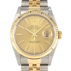 AUTHENTIC ROLEX DATEJUST 16233 SSXYG AUTOMATIC #S  #270-004-071-0560