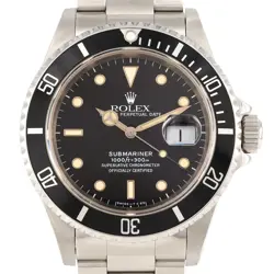 AUTHENTIC ROLEX SUBMARINER DATE 16610. SS AUTOMATIC #S  #260-007-387-2702