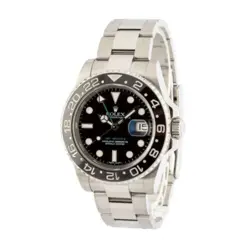 ROLEX OYSTER PERPETUAL DATE GMT-MASTER II 40MM BLACK CERAMIC BEZEL 116710