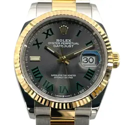 USED ROLEX DATEJUST 36 SLATE 126233 CASE SIZE 36MM MEN'S WATCH #61816