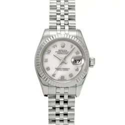 USED ROLEX DATEJUST 179174NA PINK CASE SIZE 26×26MM LADIES WATCH #61316