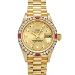 USED ROLEX DATEJUST 79068G CASE SIZE 26×26MM LADIES WATCH #61016