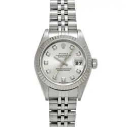 USED ROLEX DATEJUST 79174G SILVER CASE SIZE 26×26MM LADIES WATCH #622016
