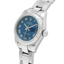 USED ROLEX Datejust 179174 Blue Case Size 26×26mm Ladies Watch #634516