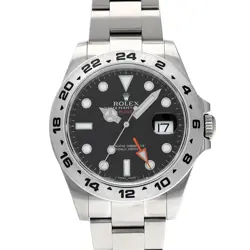USED ROLEX EXPLORER II 216570 BLACK CASE SIZE 42×42MM MEN'S WATCH #622116
