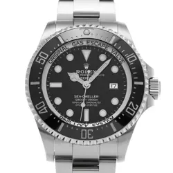 USED ROLEX SEA-DWELLER DEEP SEA 126660 BLACK MEN'S WATCH #611016