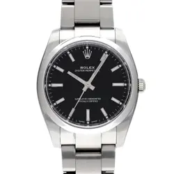 USED ROLEX AIR KING 114200 BLACK CASE SIZE 34×34MM MEN'S WATCH #631216