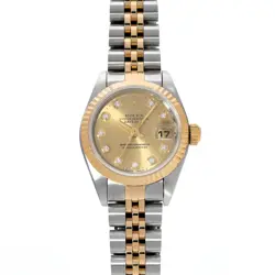 USED ROLEX DATEJUST 69173G CASE SIZE 26×26MM LADIES WATCH #622116