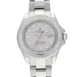 USED ROLEX YACHT-MASTER ROLESIUM 16622 GRAY MEN'S WATCH #613316