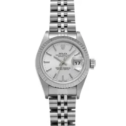 USED ROLEX DATEJUST 79174 SILVER CASE SIZE 26×26MM LADIES WATCH #6911016