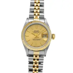 USED ROLEX DATEJUST 69173 CASE SIZE 26×26MM LADIES WATCH #636016