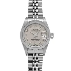 USED ROLEX DATEJUST 69174 IVORY CASE SIZE 26×26MM LADIES WATCH #634816