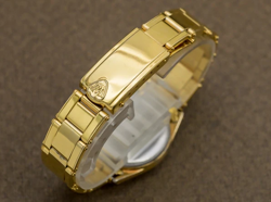 ROLEX Oyster Ref.4220 GP case unisex ivory dial Manual winding overhauled watch