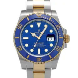 USED ROLEX SUBMARINER DATE 116613LB BLUE CASE SIZE 40×40MM MEN'S WATCH #62916