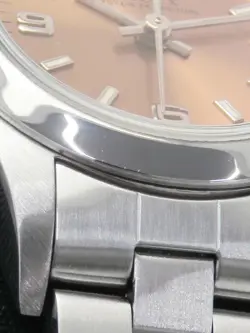 USED ROLEX Oyster Perpetual 67180 Pink Case Size 24mm Ladies Watch #61416