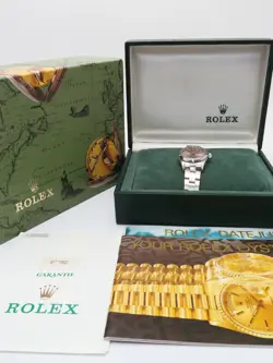 USED ROLEX Oyster Perpetual 67180 Pink Case Size 24mm Ladies Watch #61416