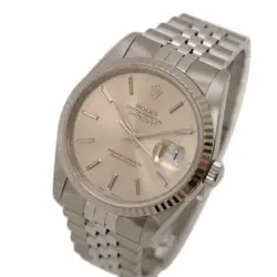 USED ROLEX DATEJUST MEN'S 16234 BAND SIZE 17.5CM MEN'S WATCH #6711416