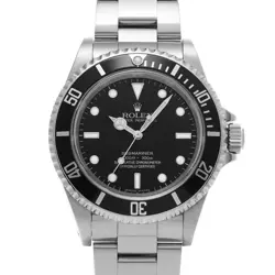 USED ROLEX SUBMARINER 14060M BLACK CASE SIZE 40×40MM MEN'S WATCH #611316