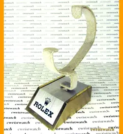 Genuine 70s Rolex Solid Steel Brass Watch Display Stand 507h with C-clip Holder