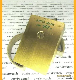 Genuine 70s Rolex Solid Steel Brass Watch Display Stand 507h with C-clip Holder