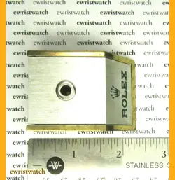 Genuine 70s Rolex Solid Steel Brass Watch Display Stand 507h with C-clip Holder