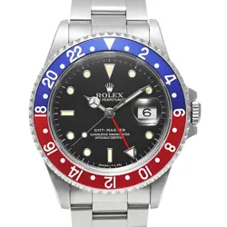 USED ROLEX GMT-MASTER 16700 BLACK CASE SIZE 40MM X 40MM MEN'S WATCH #621716