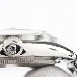 USED ROLEX Oyster Perpetual Date 1501 Silver Men's Watch #621616