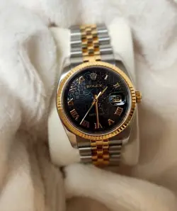 ROLEX DATEJUST OYSTER PERPETUAL IN 18K YELLOW GOLD & STAINLESS STEEL - 116233