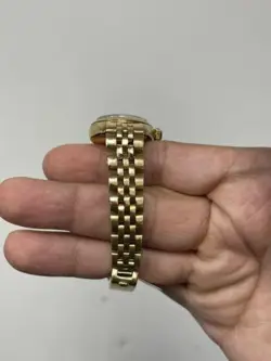 Vintage 18K Yellow Gold Rolex Oyster Perpetual 26MM Ladies Watch Solid Gold