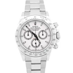 MINT ROLEX DAYTONA COSMOGRAPH PANDA STAINLESS STEEL RANDOM SERIAL 40MM 116520