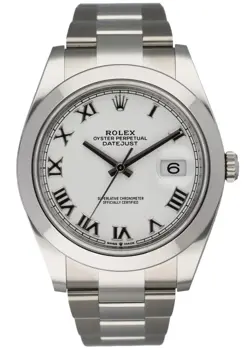 ROLEX DATEJUST 41 126300 STAINLESS STEEL MEN'S WATCH BOX PAPERS