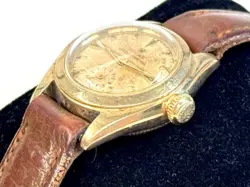 Vintage Rolex 14k Gold Oyster Perpetual Bubble 5002 Ladies Watch 1926 FOR REPAIR