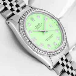 WITH GREEN DIAMOND
