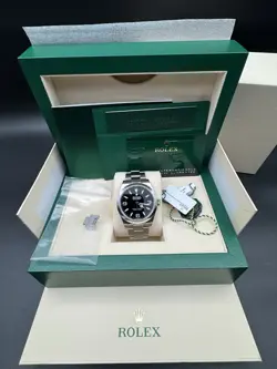 2024 ROLEX EXPLORER 40MM 224270 STAINLESS STEEL BLACK DIAL COMPLETE SET