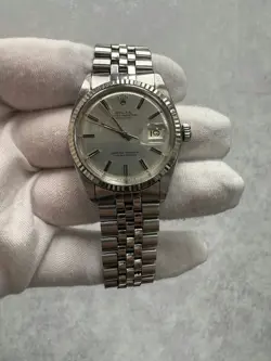 ROLEX DATEJUST 1601 SILVER DIAL 36MM STAINLESS STEEL