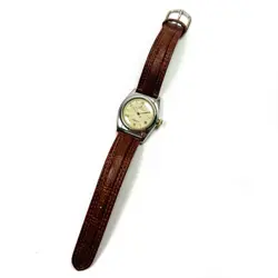Rolex Oyster Perpetual Chronometer 3372 32MM Beige Dial Stainless Steel