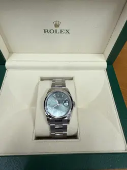 ROLEX DATEJUST 126200 SILVER JUBILEE BRACELET WITH SILVER BEZEL 2022