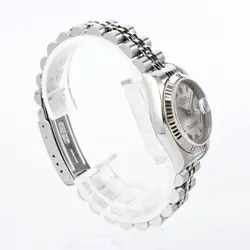 Rolex Datejust Watch 79174 Y Gray Roman Ladies